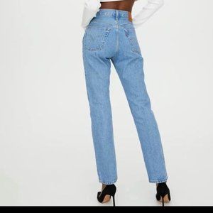 Aritzia Levi 501 Straight Jeans